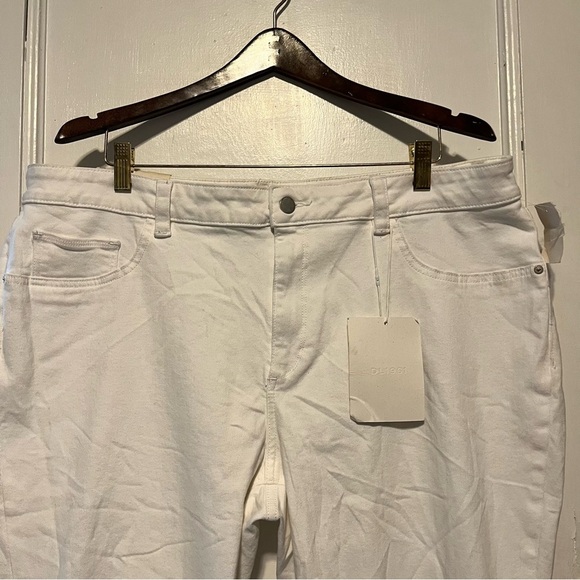 DL1961 Bridget boot high rise instasculpt 32” womens jeans white NWT - Picture 2 of 12